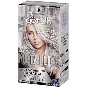 Schwarzkopf Got2B Metallic Silver Urban Greys Permanent‎ Hair Dye M71